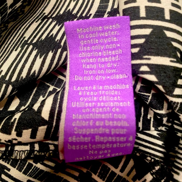 🖤🤍JOLIE🖤🤍Black and white pattern sleeveless pattern dress. Size 10.Like new. - Picture 13 of 15